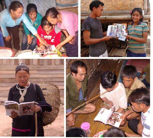 diffusion du livre Laos par les ONG