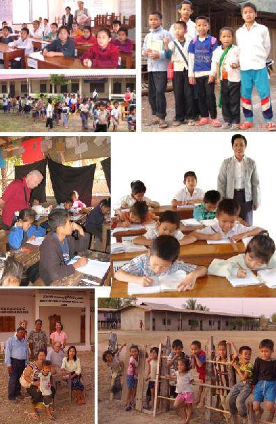 Les écoles soutenues au Laos / les ONG